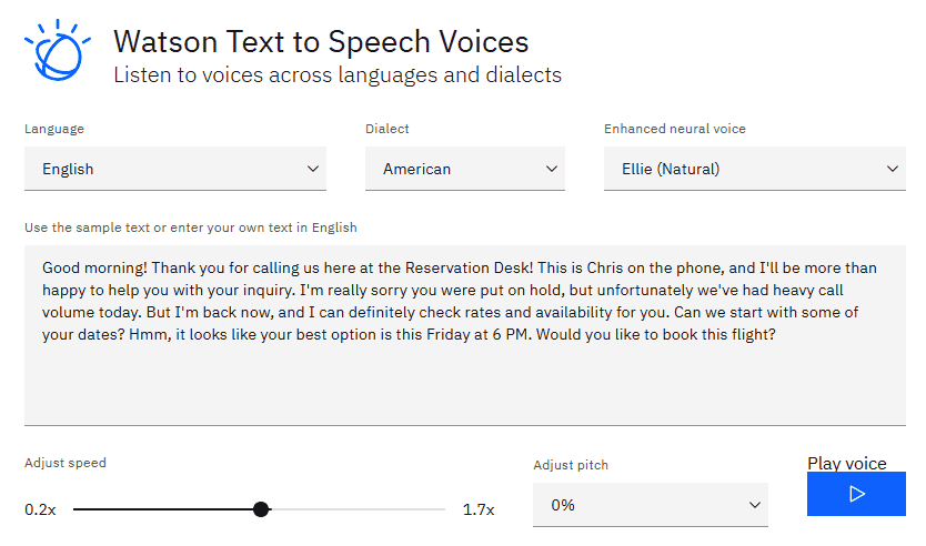 IBM Watson TTS + Smart Audio Capture Edge Add-ons